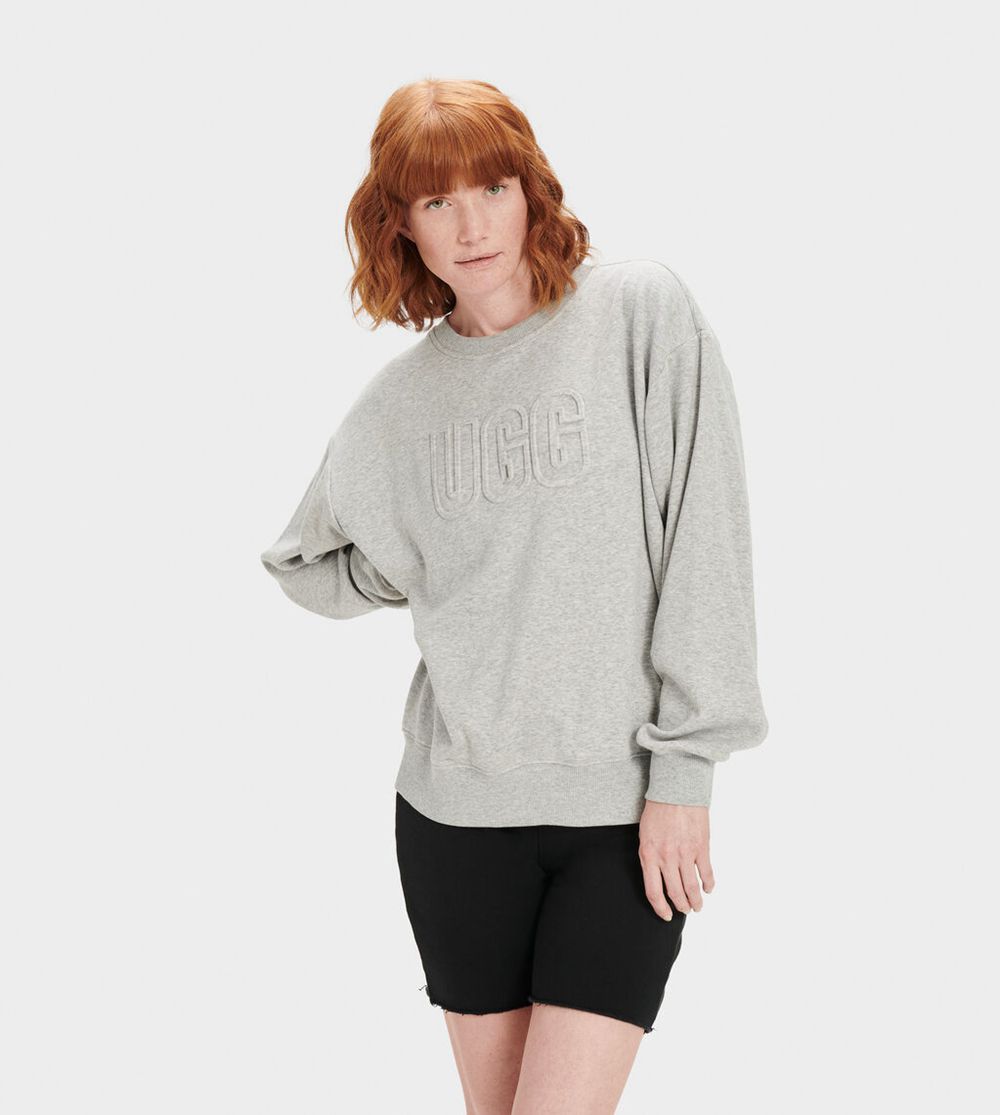 Ugg Meghan - Womens Pullover - Grey - NZ (8319KLJIB)